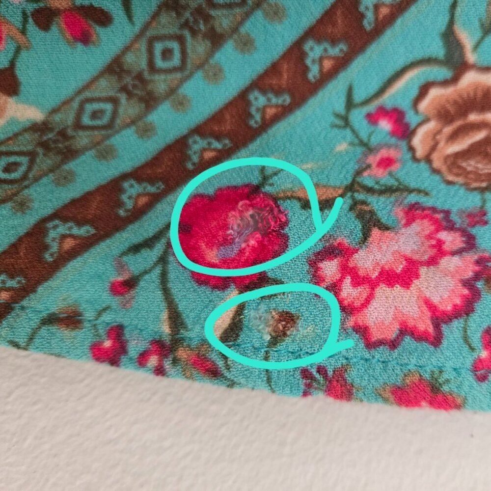 Spell and the Gypsy Collective Babushka Midi Dress Turquoise XS - Picture 16 of 16